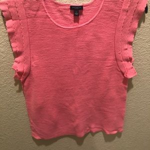 Ann Taylor sleeveless Pink Top